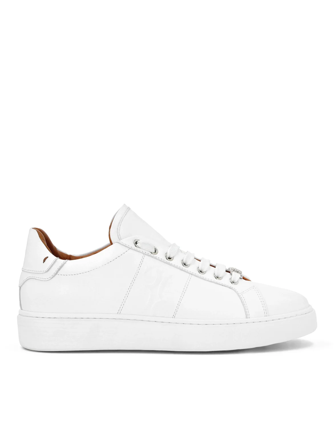 Nappa Lo-Top Sneakers, цвет: Белый