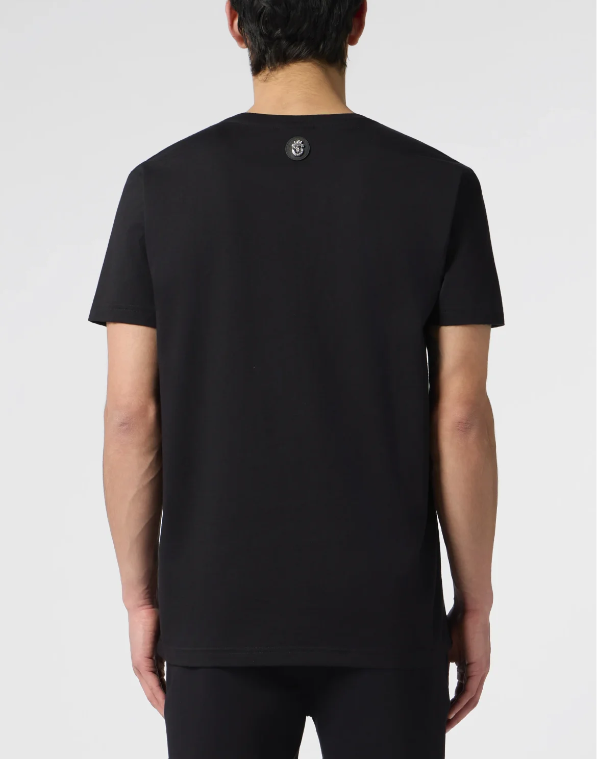 Round Neck T-Shirt Baroque, цвет: Черный