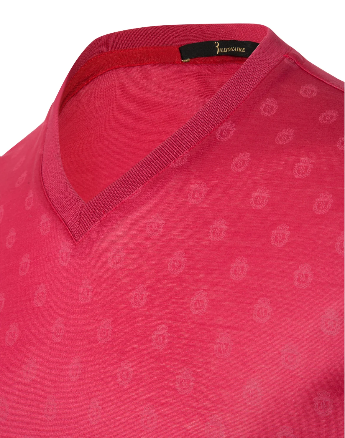 T-Shirt V Neck SS, цвет: Красный