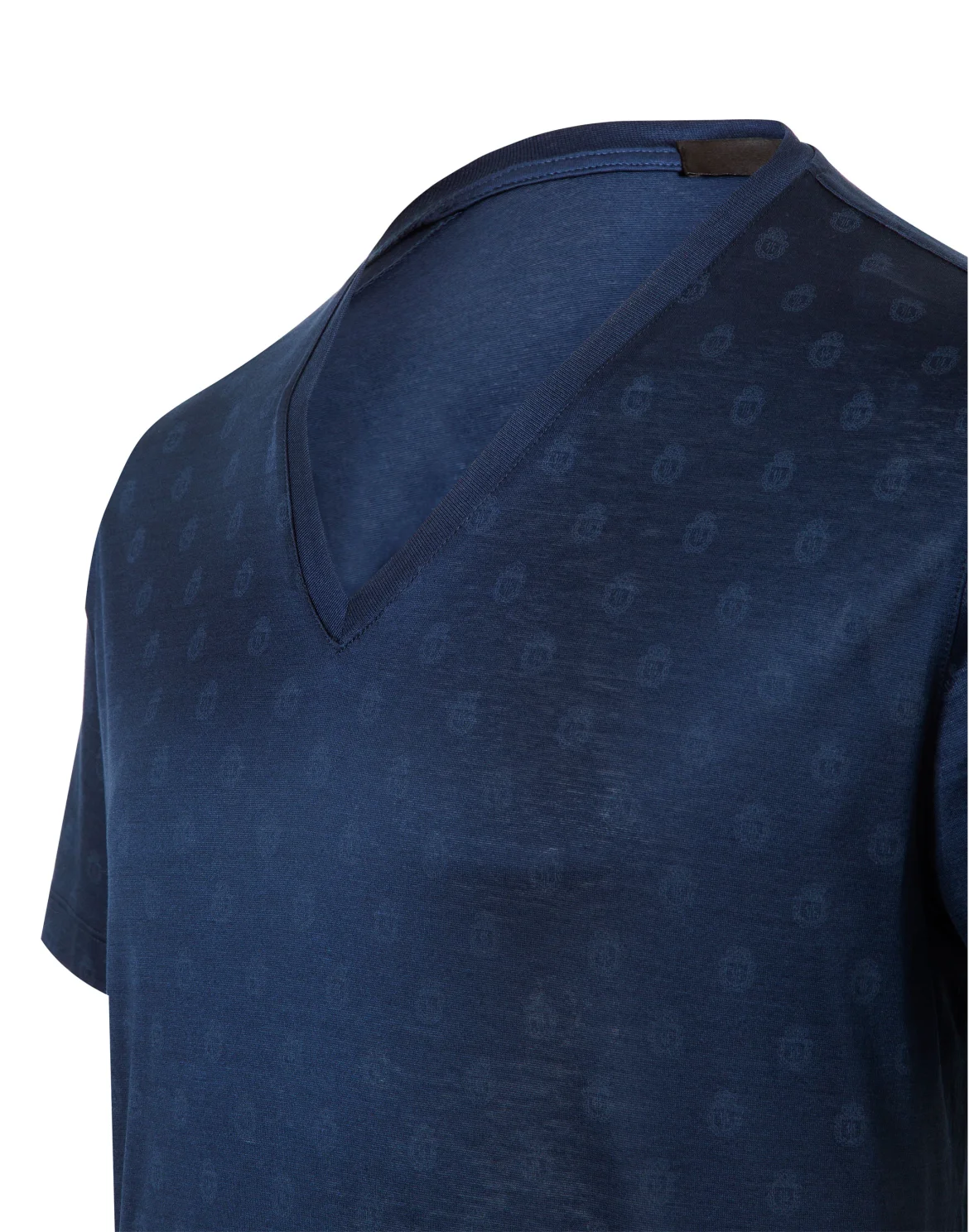 T-Shirt V Neck SS, цвет: Синий