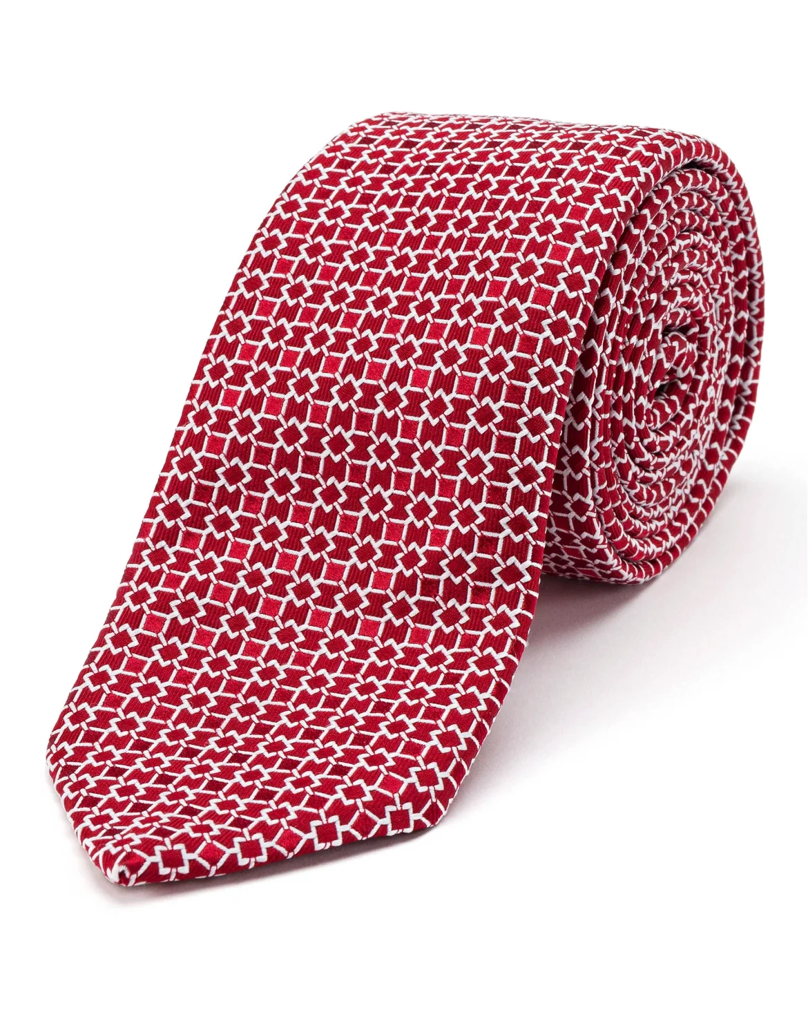 Thick Tie "Colin", цвет: Красный