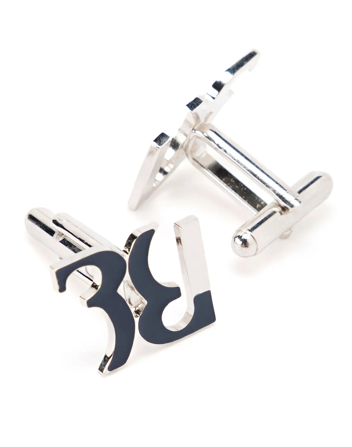 metal cufflinks "Cuff BB", цвет: Синий