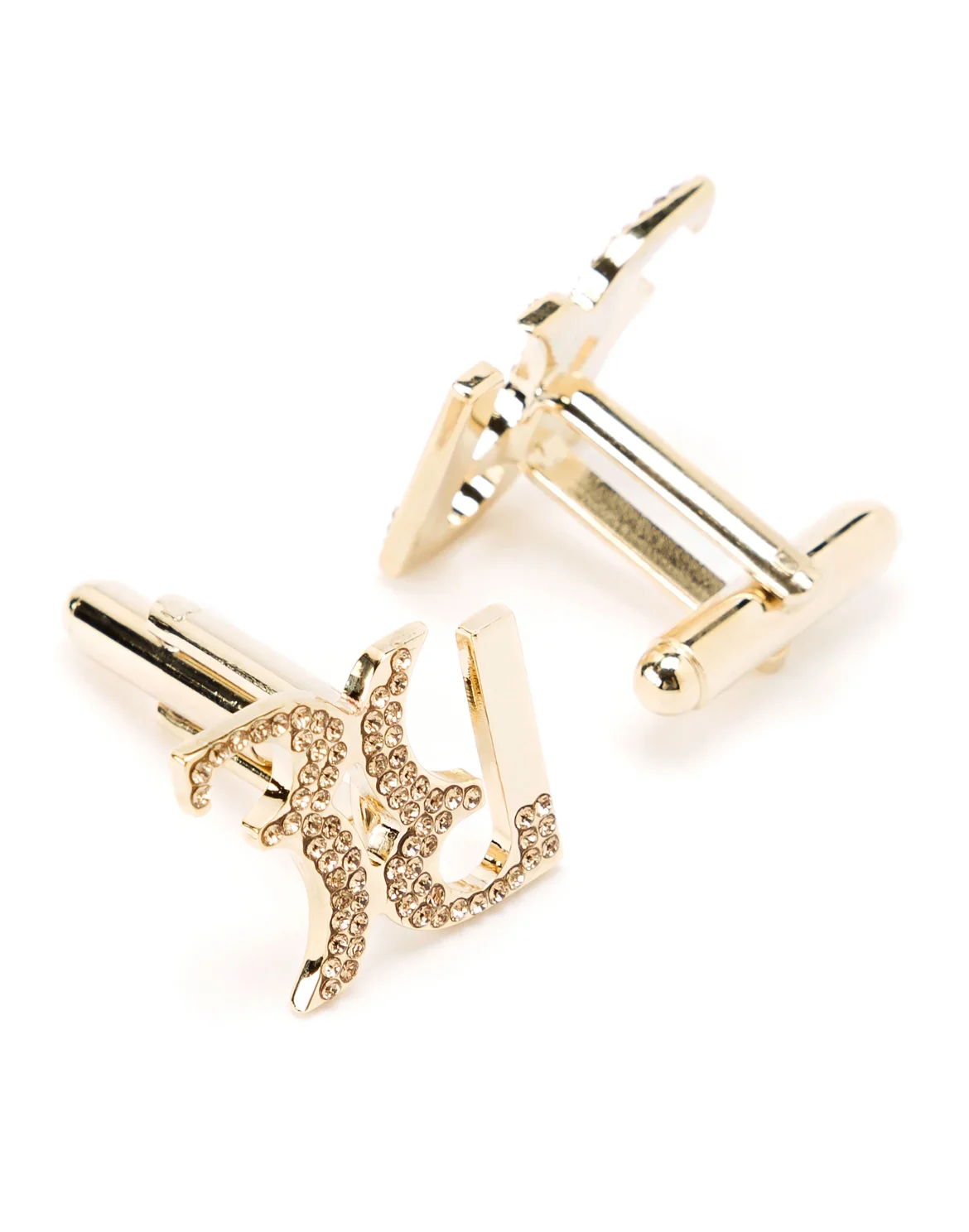 metal cufflinks "Cuff BB shine", цвет: Золотой