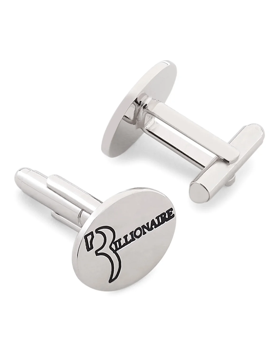 metal cufflinks "Cuff Billionaire", цвет: Синий