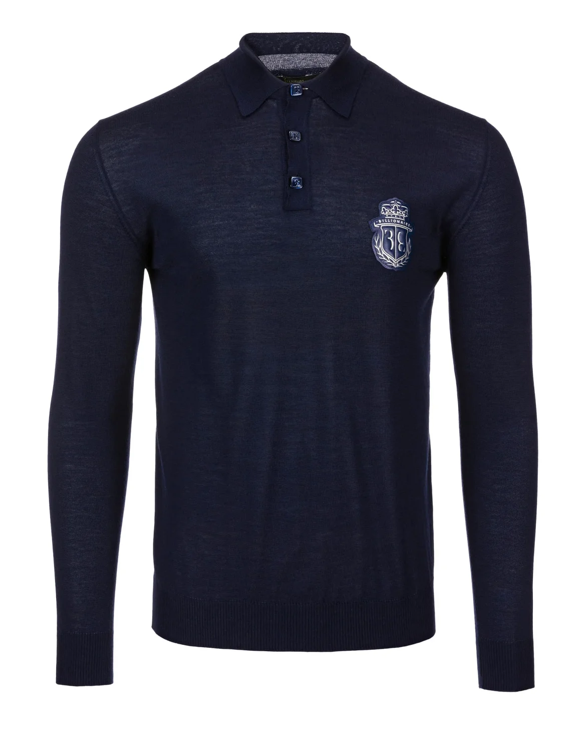 Pullover Polo-Neck LS "Booker", цвет: Синий