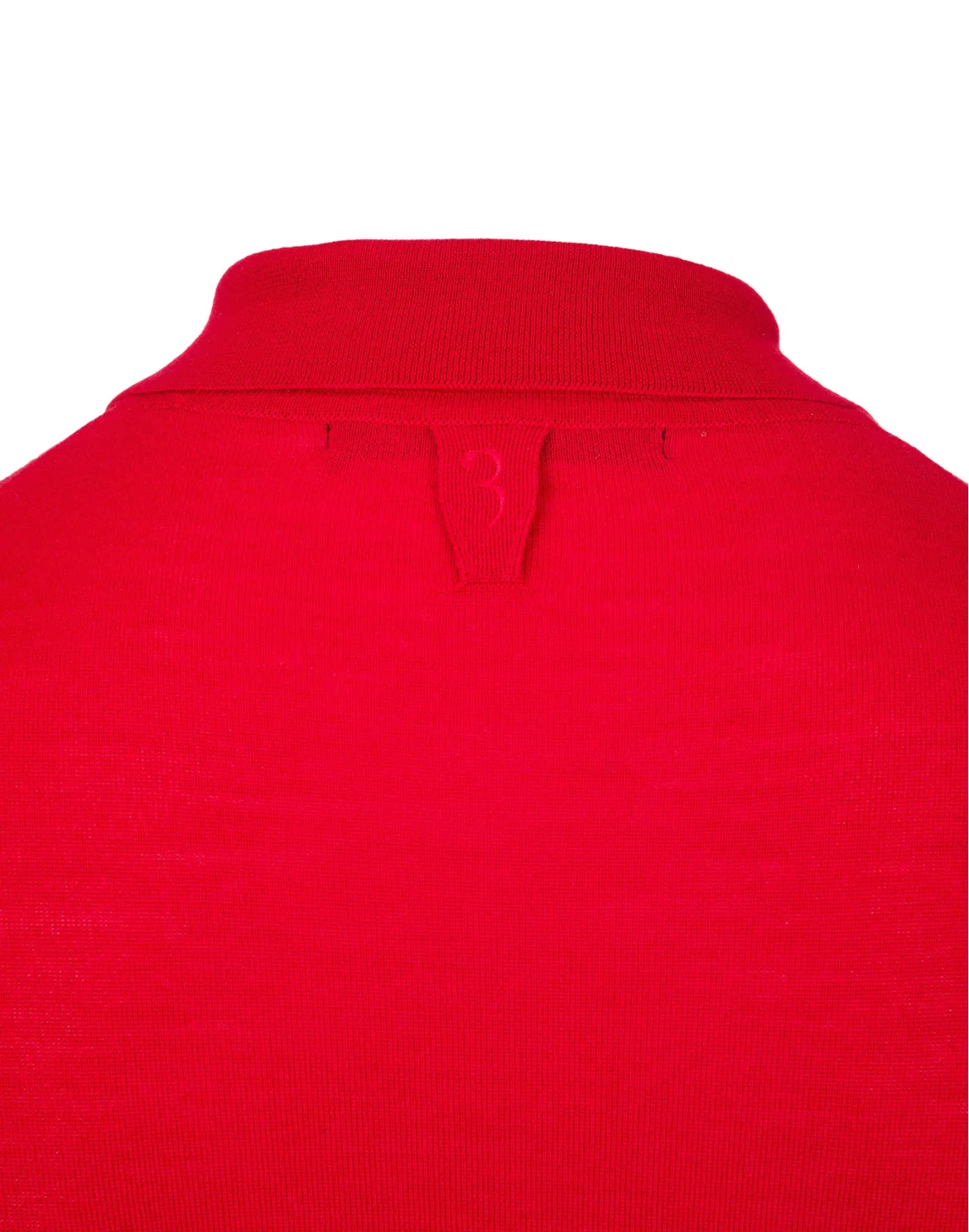 Pullover Polo-Neck SS "Caesar", цвет: Красный