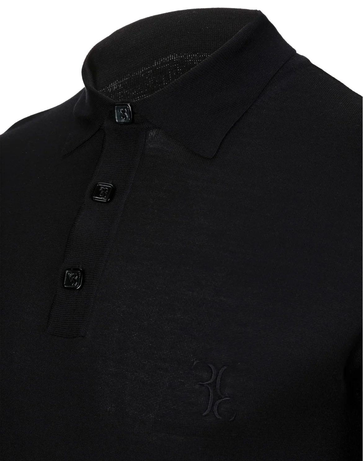 Pullover Polo-Neck SS "Chad", цвет: Черный