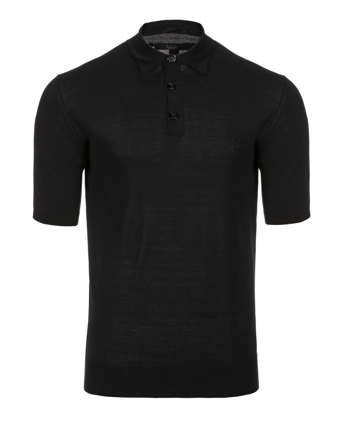 Pullover Polo-Neck SS "Chad", цвет: Черный