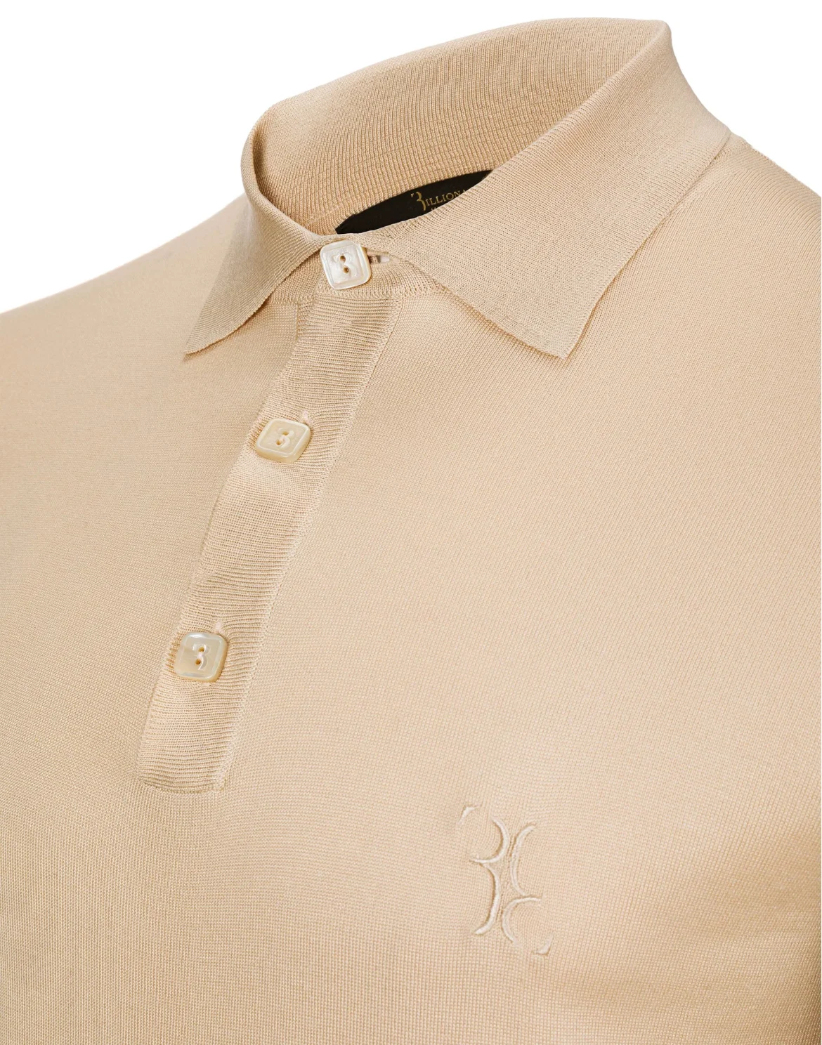Pullover Polo-Neck SS "Chad", цвет: Бежевый