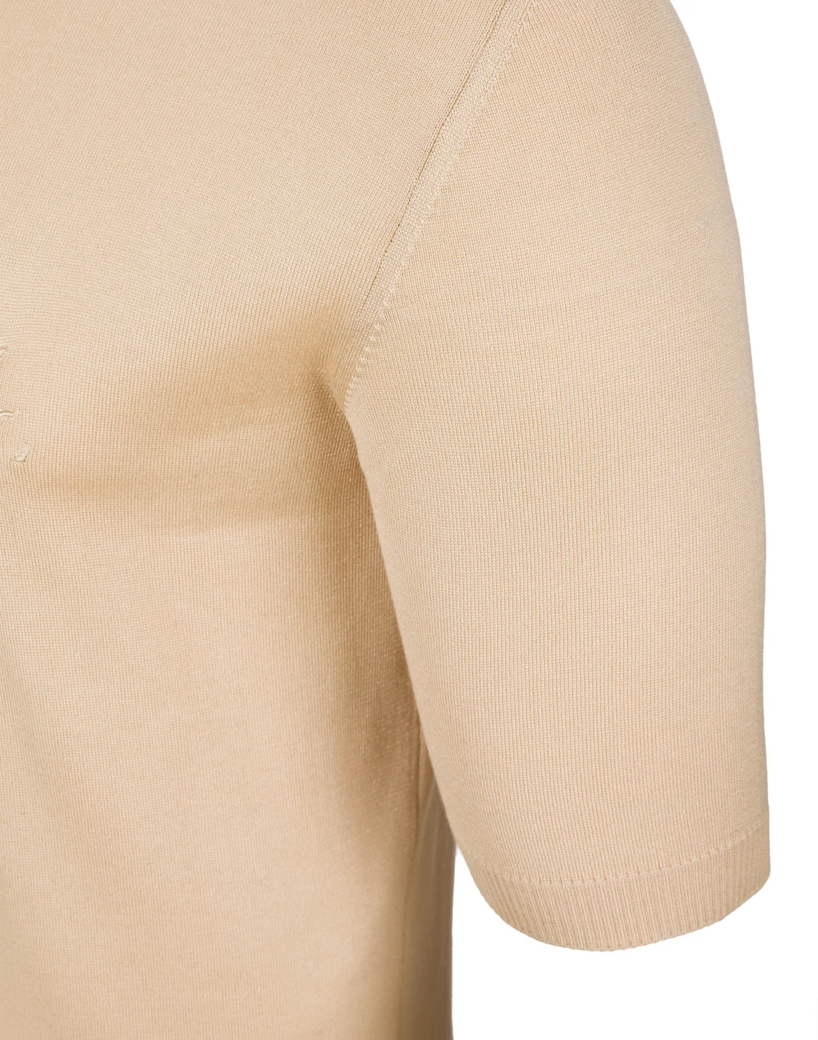 Pullover Polo-Neck SS "Chad", цвет: Бежевый