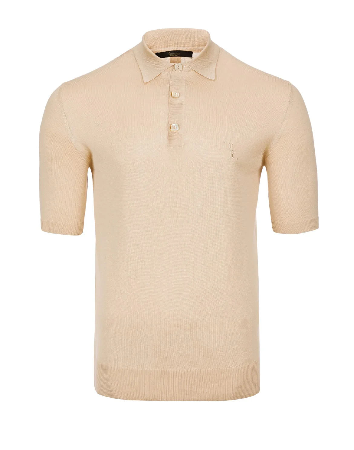 Pullover Polo-Neck SS "Chad", цвет: Бежевый