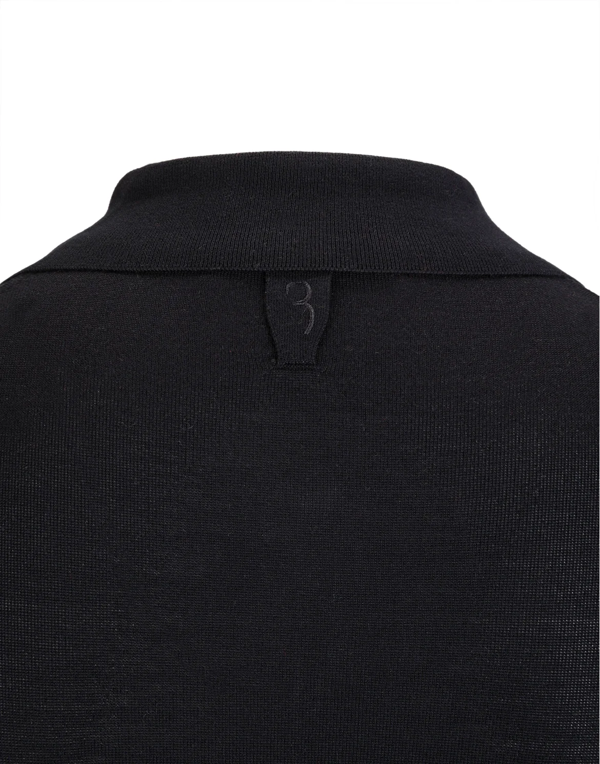 Pullover Polo-Neck SS "Charles", цвет: Черный