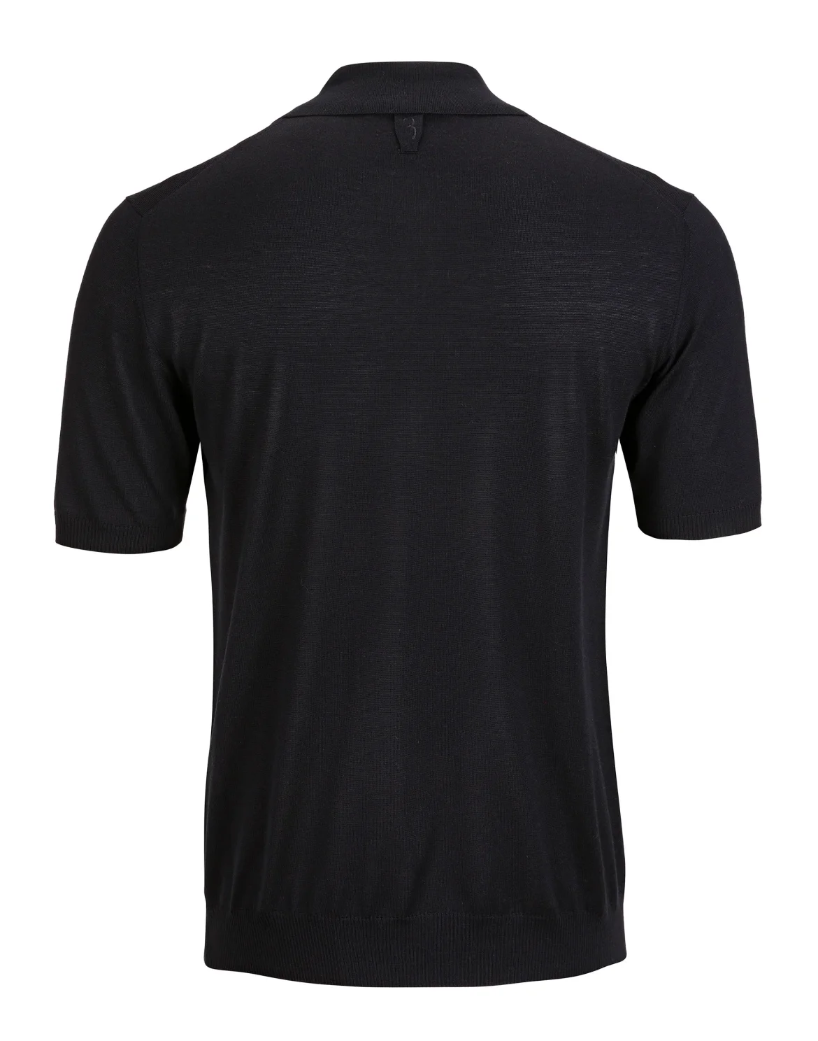 Pullover Polo-Neck SS "Charles", цвет: Черный