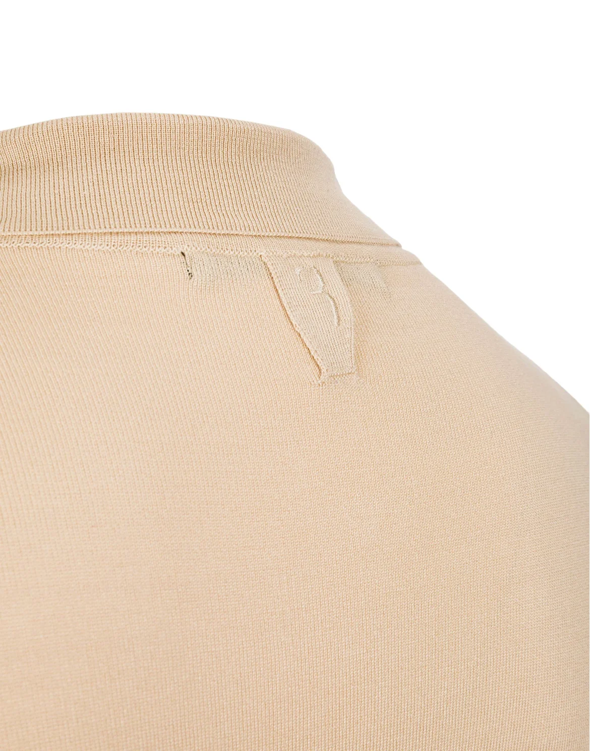 Pullover Polo-Neck SS "Charles", цвет: Бежевый