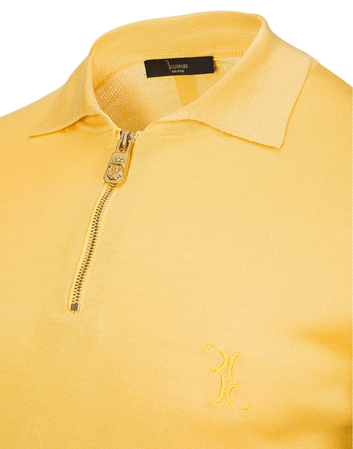 Pullover Polo-Neck SS "Charles", цвет: Желтый