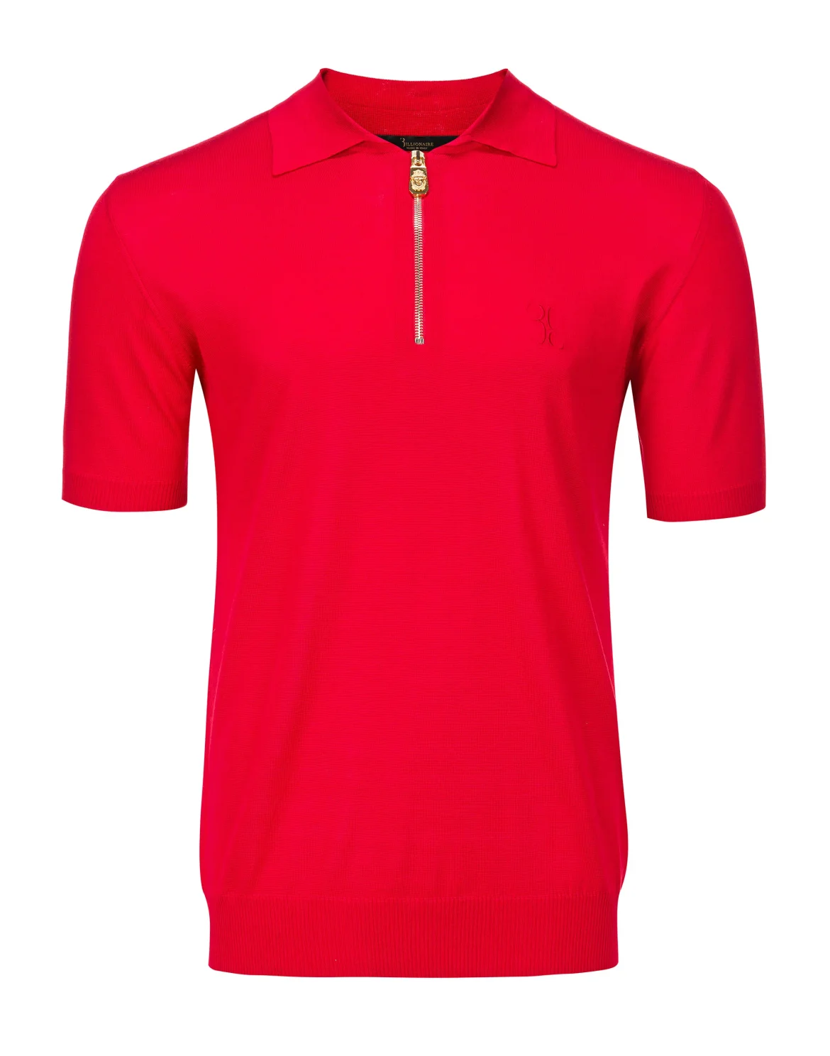 Pullover Polo-Neck SS "Charles", цвет: Красный
