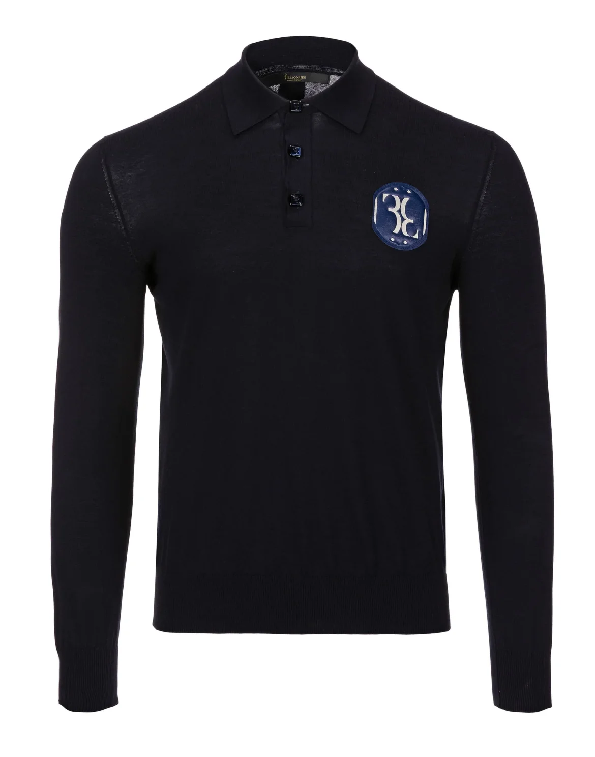 Pullover Polo-Neck LS "David", цвет: Синий