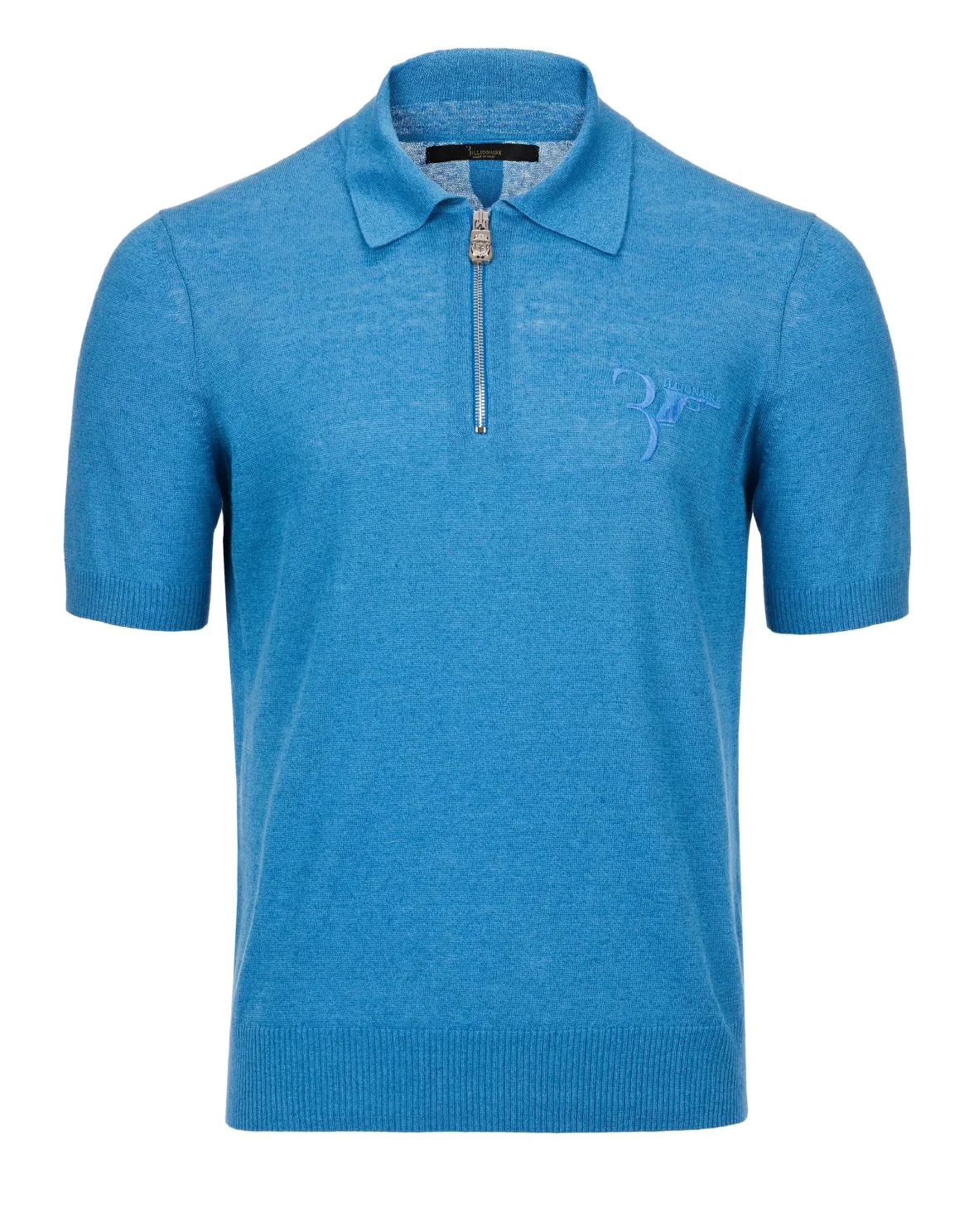 Pullover Polo-Neck SS "Wallace", цвет: Синий