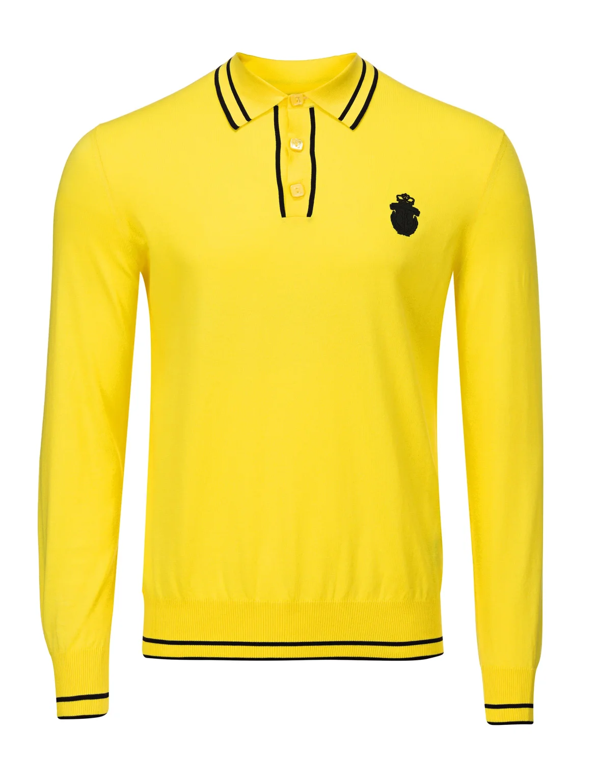 Pullover Polo-Neck LS "Vilmar", цвет: Желтый