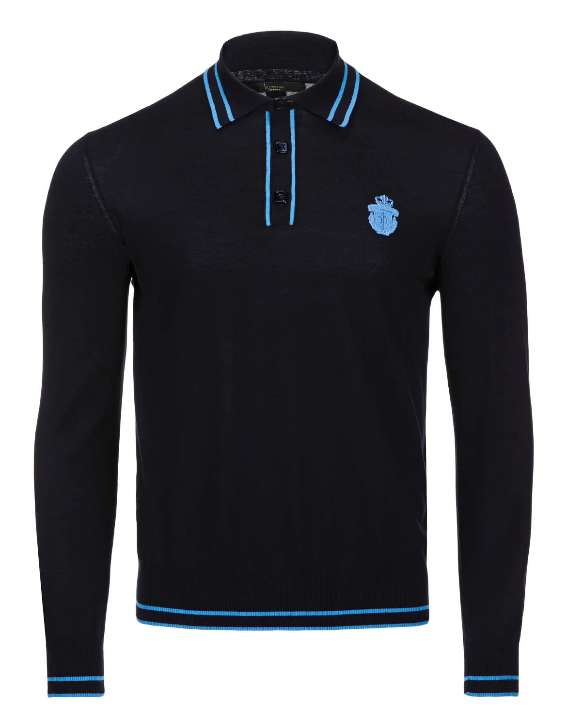 Pullover Polo-Neck LS "Vilmar", цвет: Синий