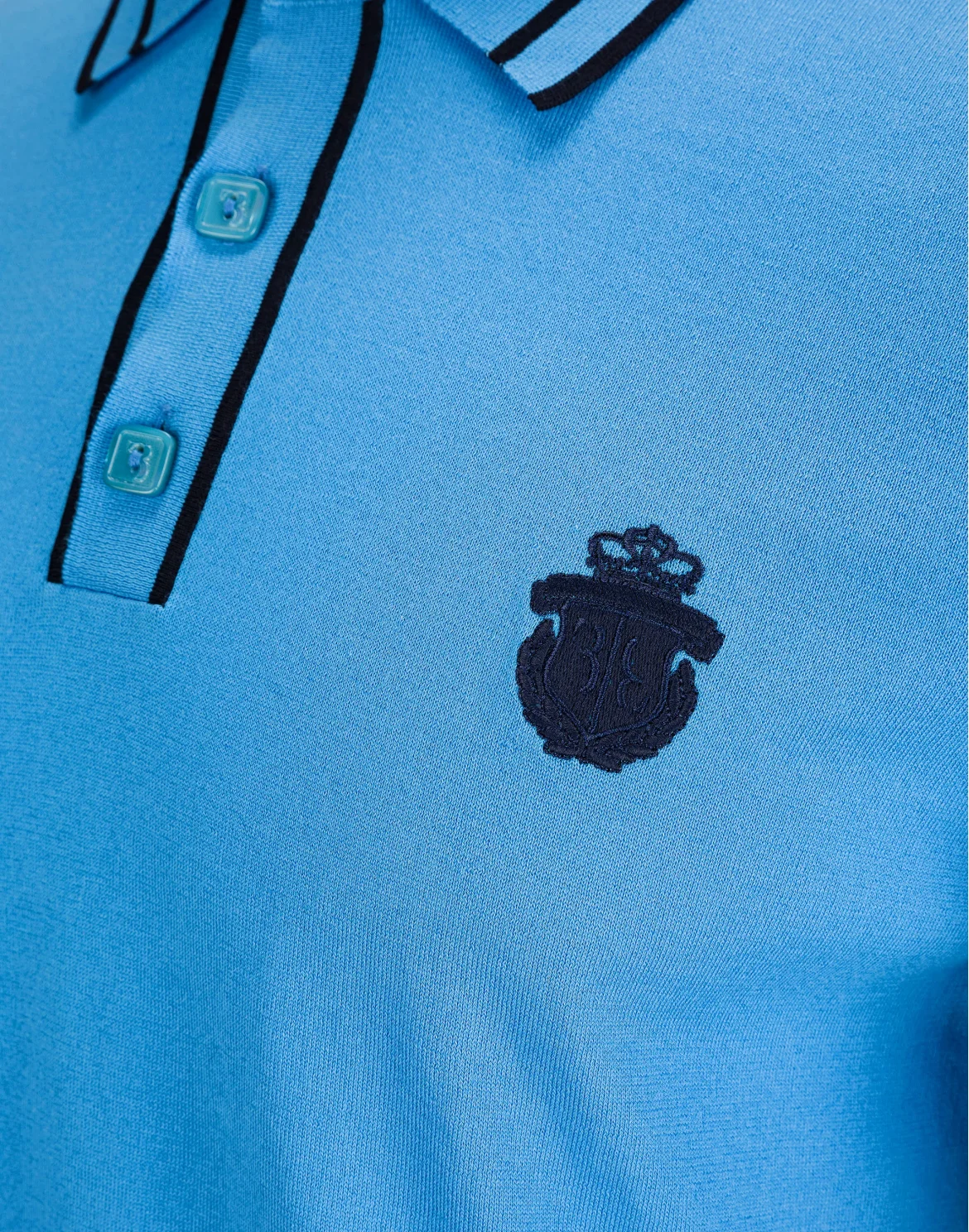 Pullover Polo-Neck SS "Ulrich", цвет: Синий