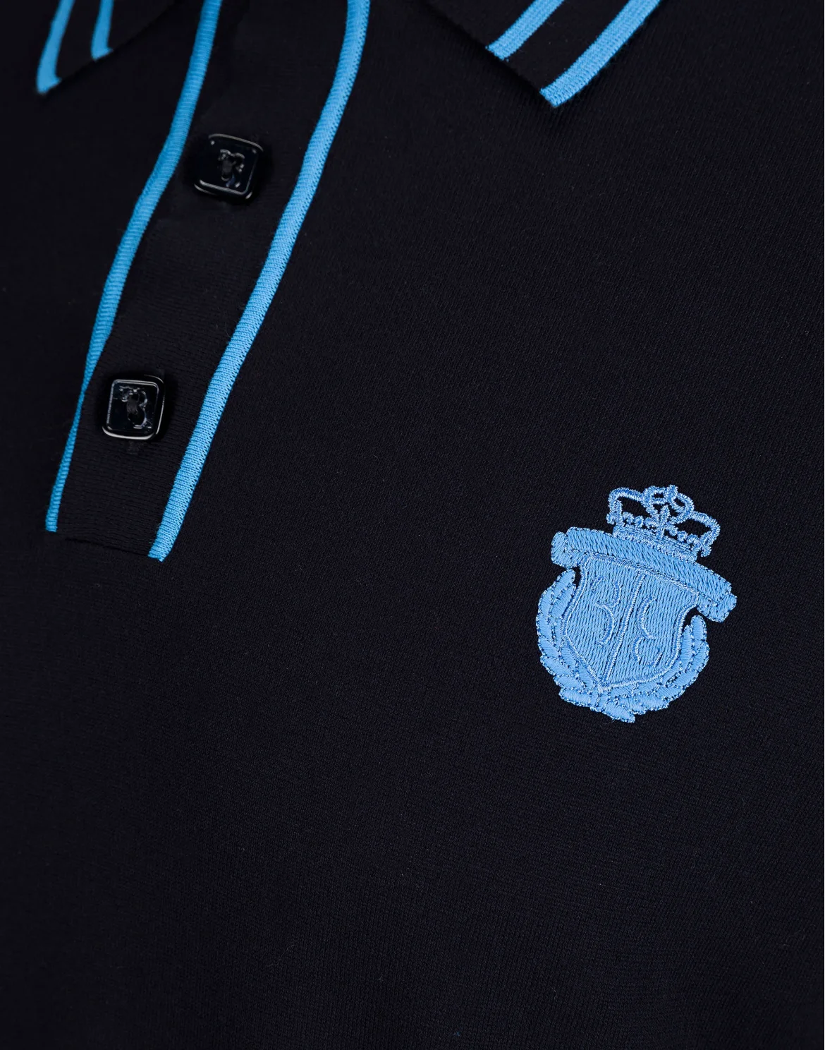 Pullover Polo-Neck SS "Ulrich", цвет: Синий
