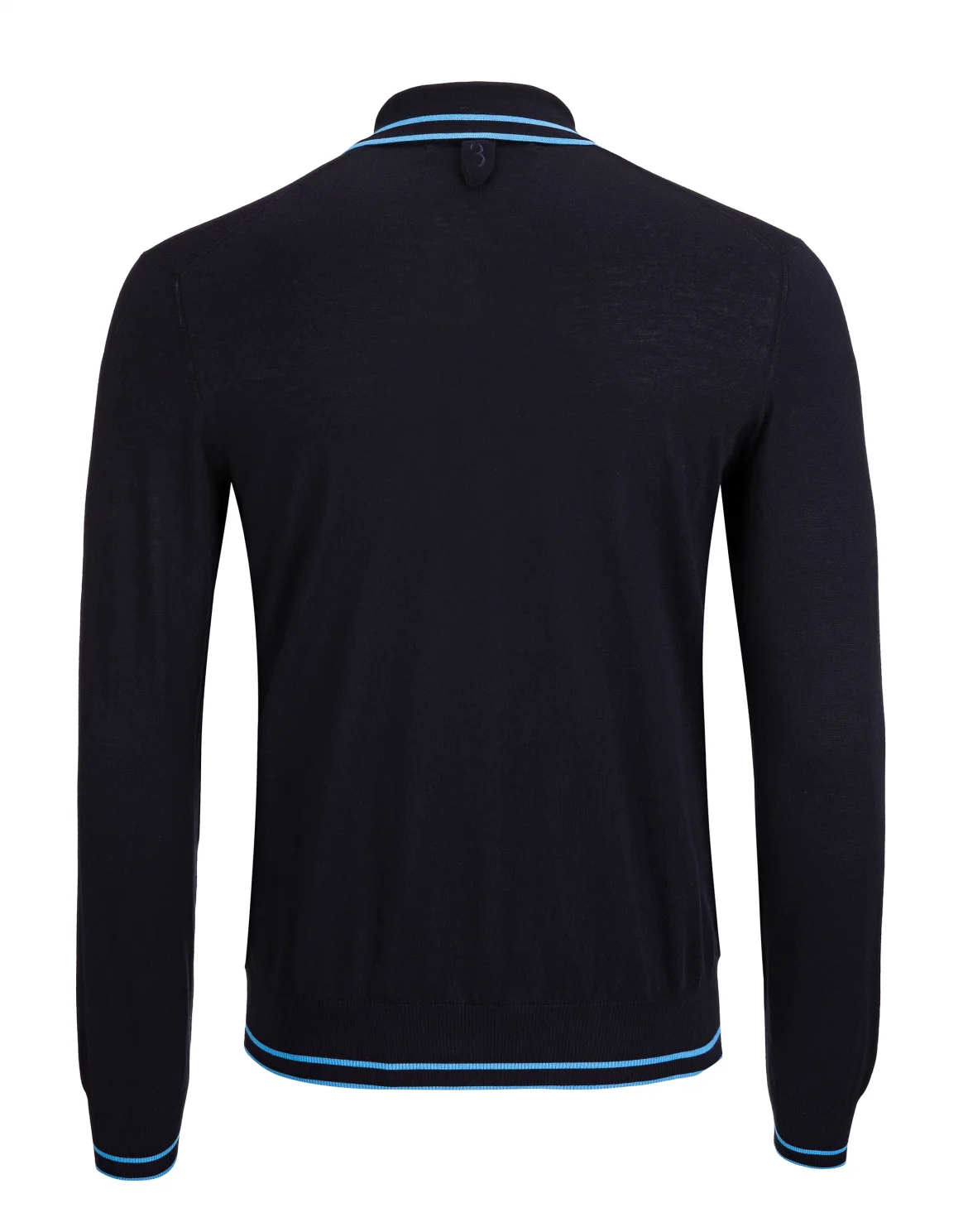 Pullover Polo-Neck LS "Twan", цвет: Синий