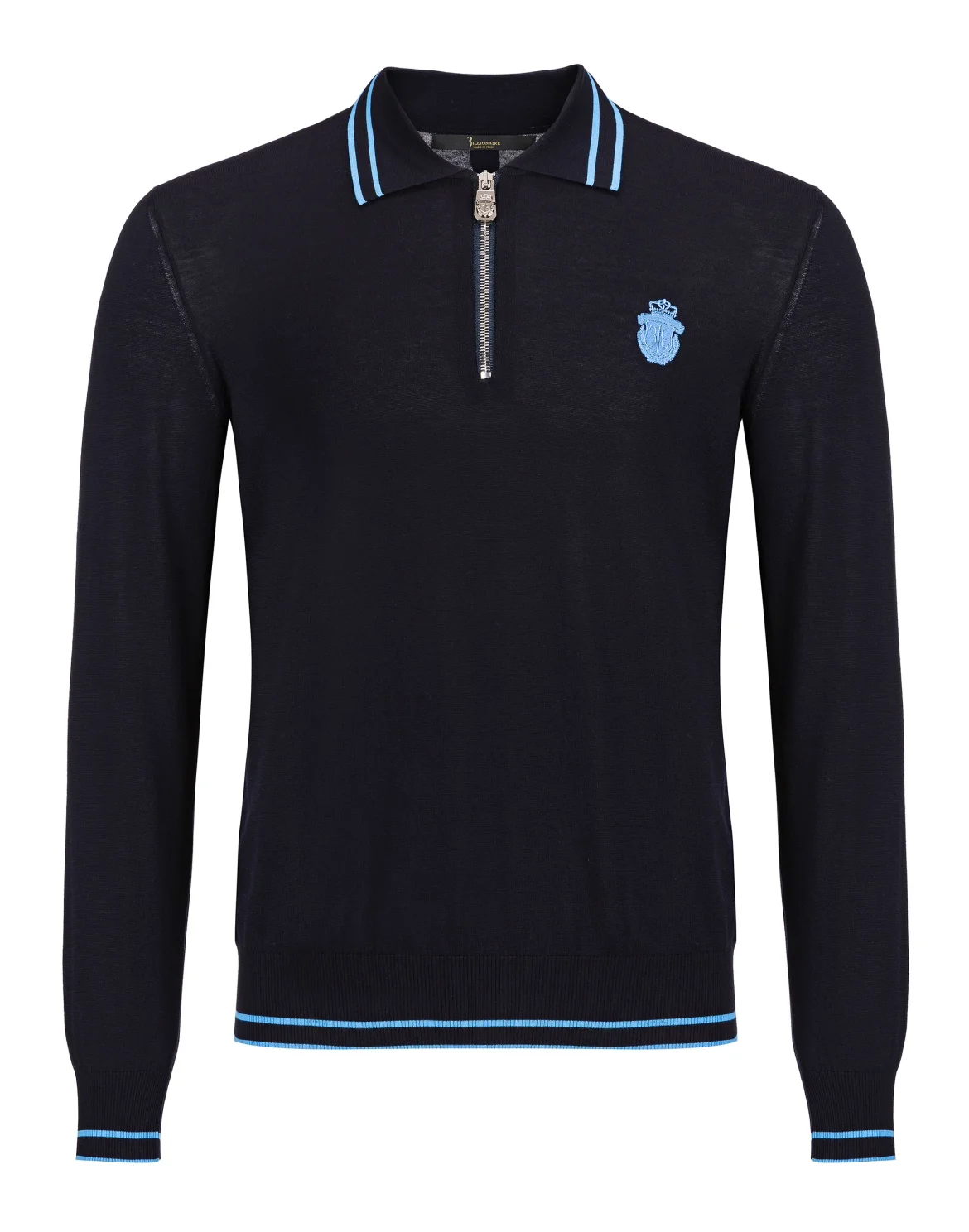 Pullover Polo-Neck LS "Twan", цвет: Синий