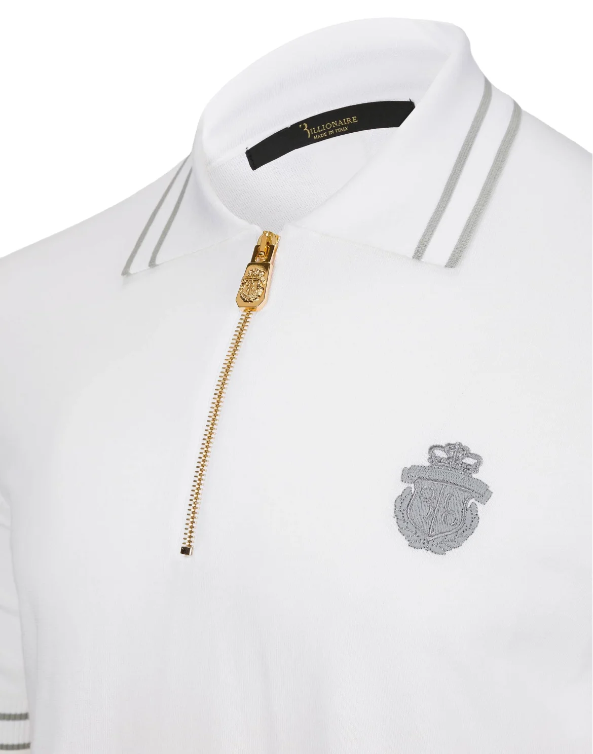 Pullover Polo-Neck SS "Trevor", цвет: Белый