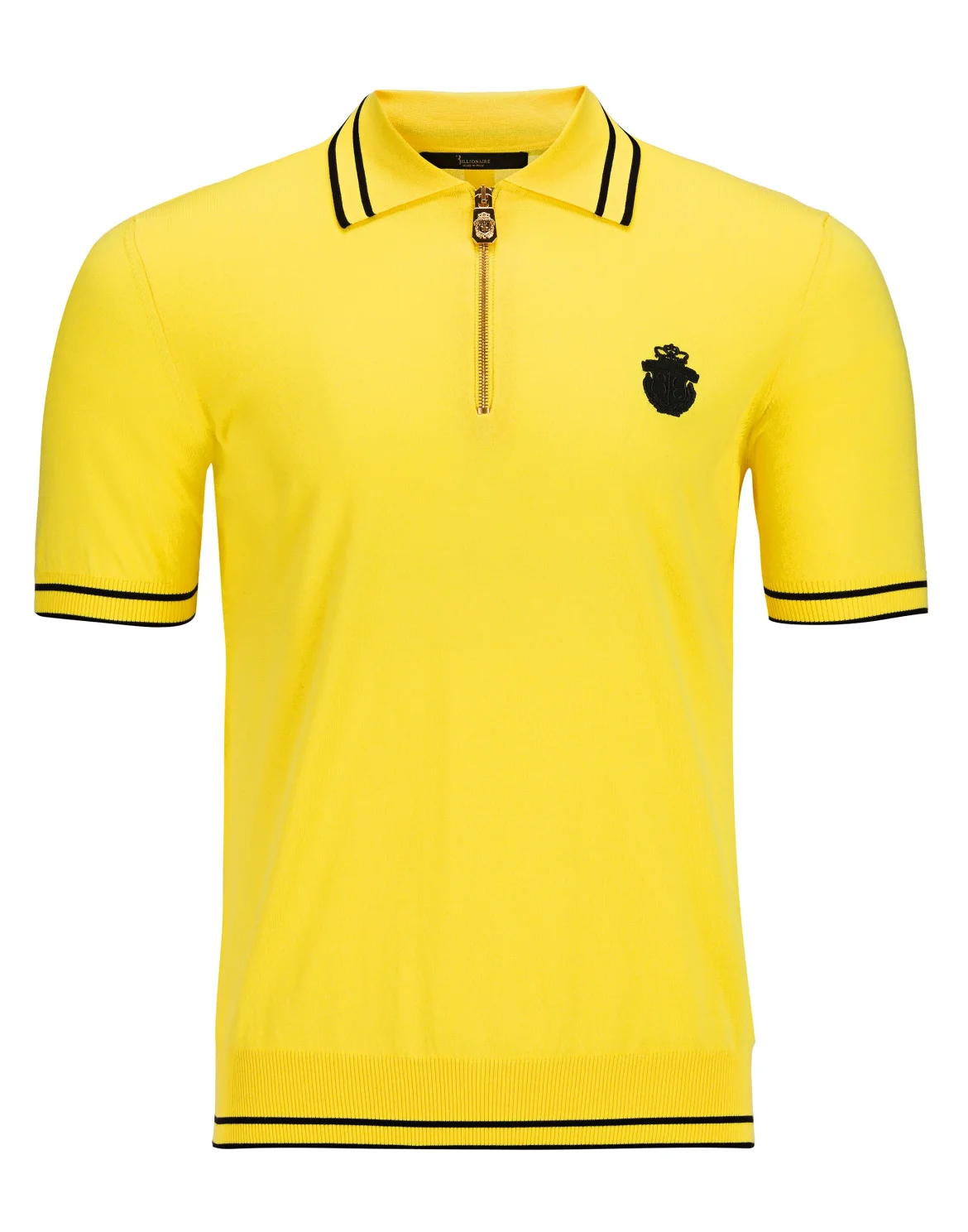 Pullover Polo-Neck SS "Trevor", цвет: Желтый