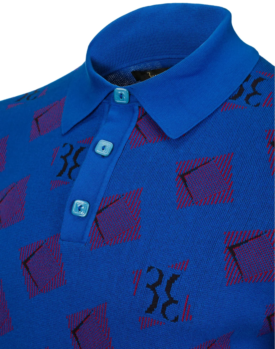 Pullover Polo-Neck SS "Tim", цвет: Синий