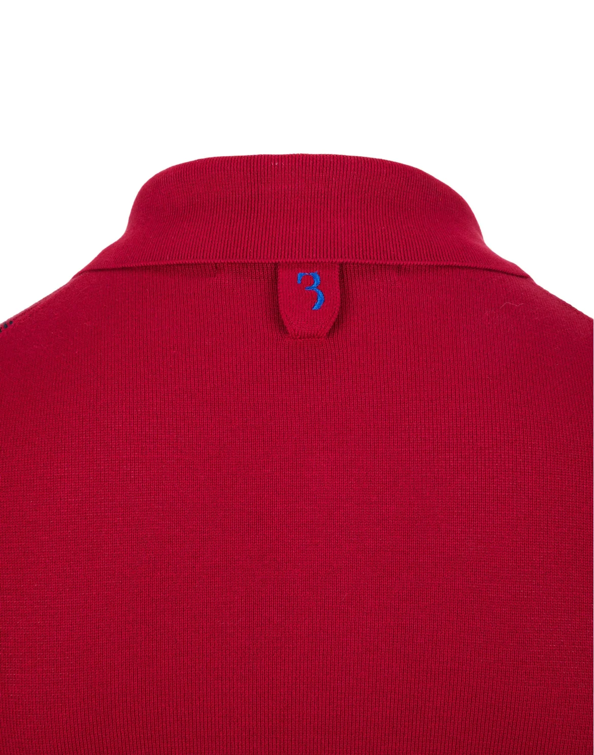 Pullover Polo-Neck SS "Thomas", цвет: Красный