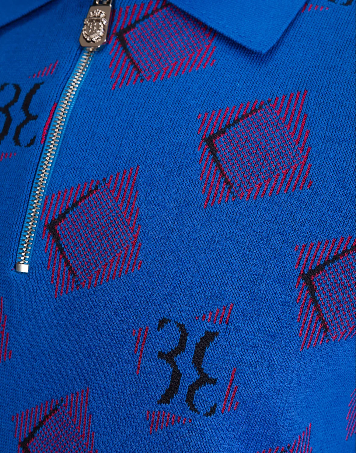Pullover Polo-Neck SS "Thomas", цвет: Синий