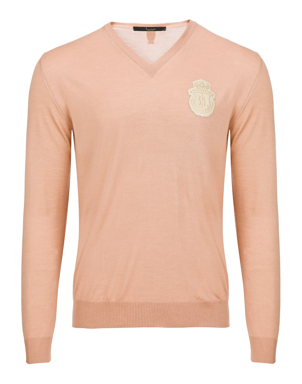 Pullover V-Neck LS "Blake", цвет: Бежевый