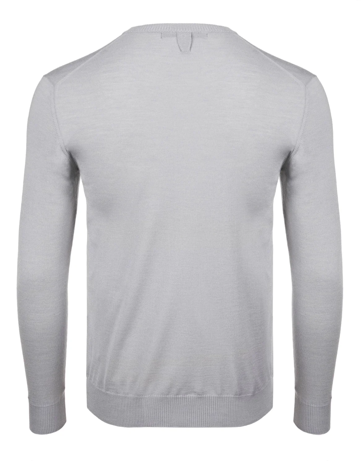 Pullover V-Neck LS "Blake", цвет: Серый