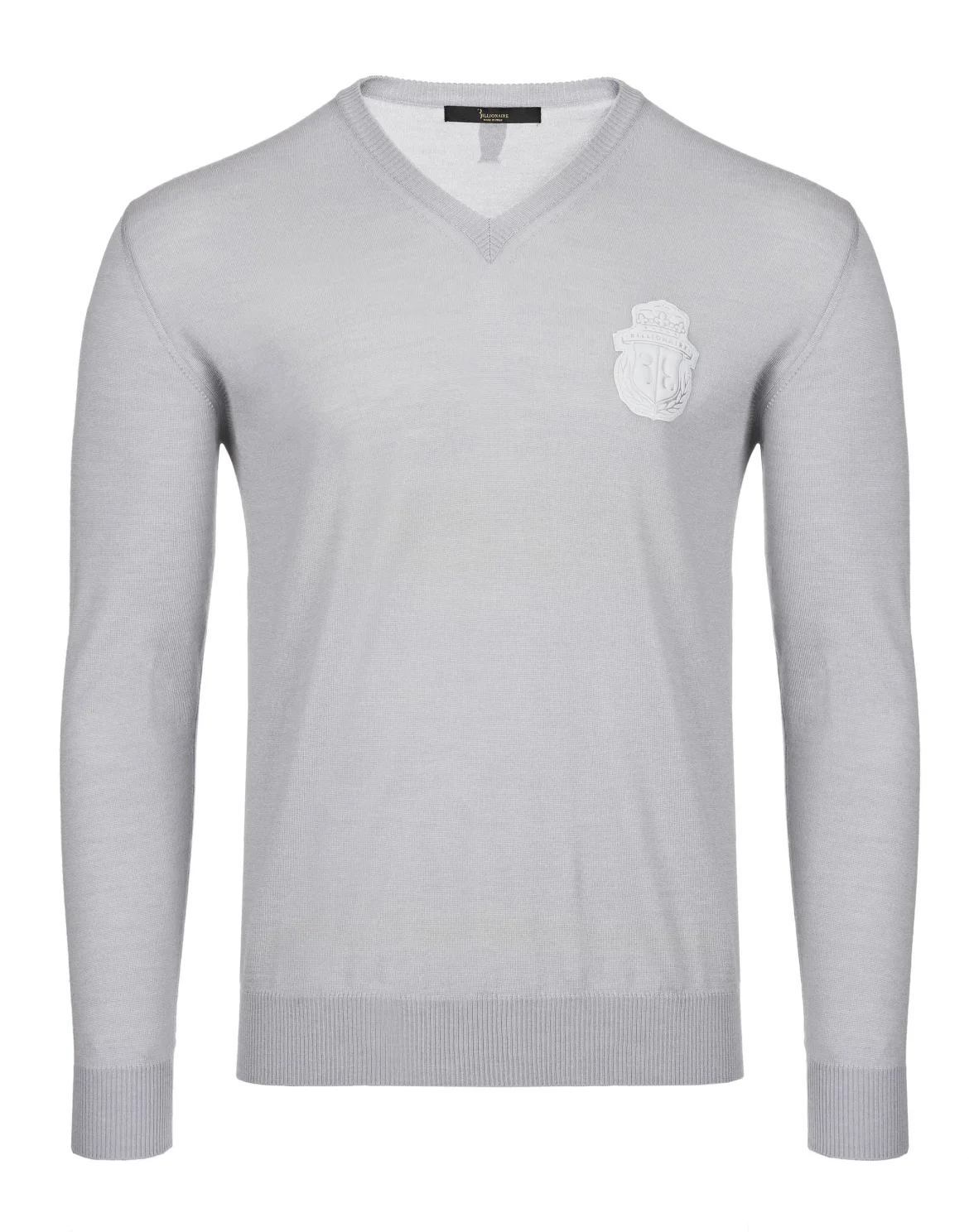 Pullover V-Neck LS "Blake", цвет: Серый
