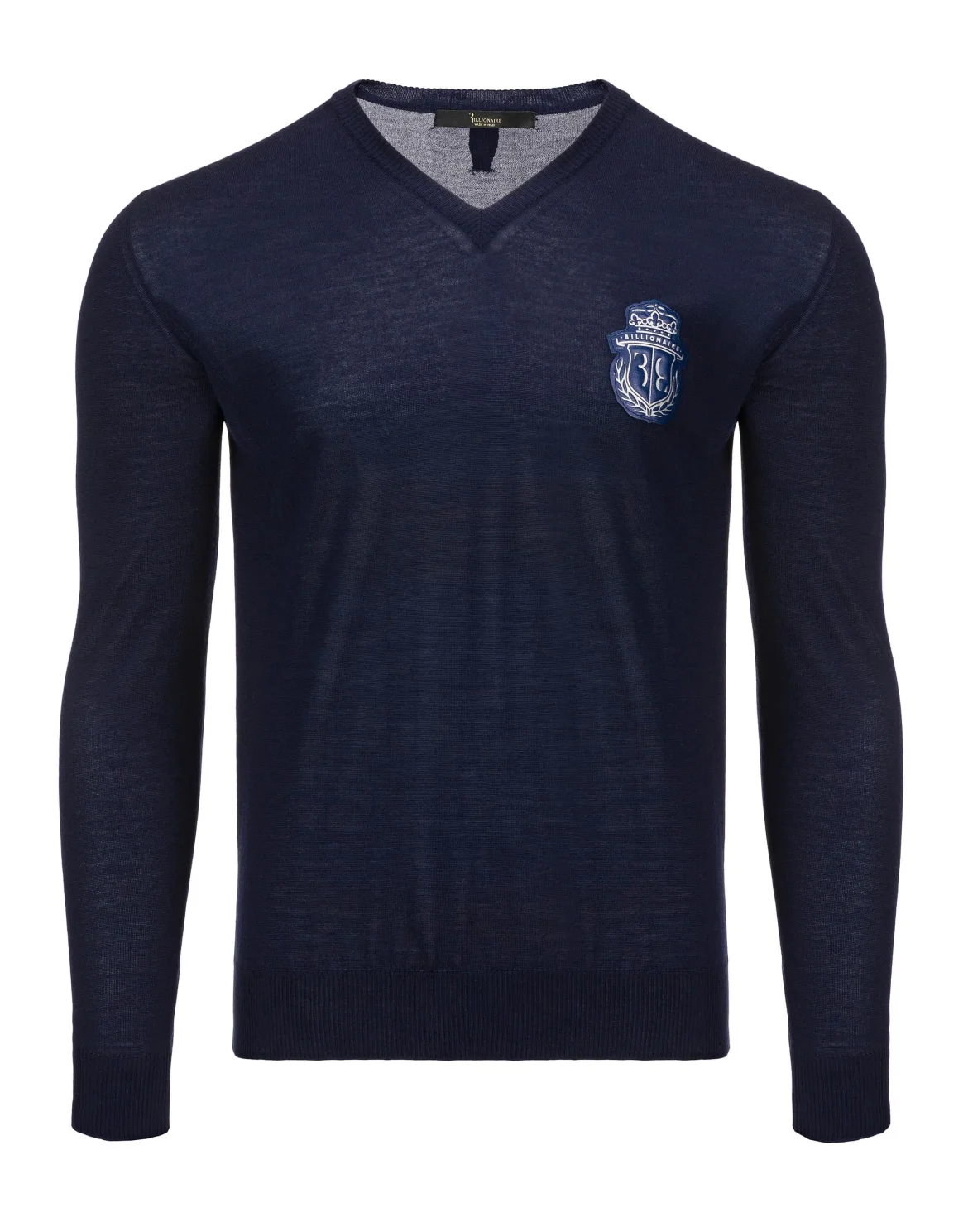 Pullover V-Neck LS "Blake", цвет: Синий