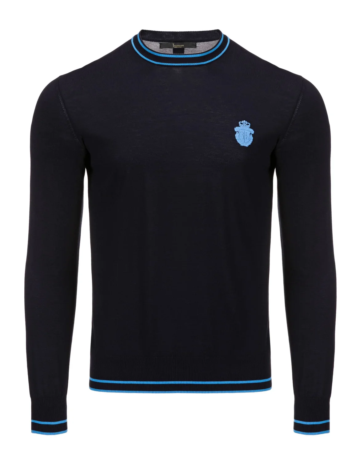 Pullover Round Neck LS "Volmer", цвет: Синий