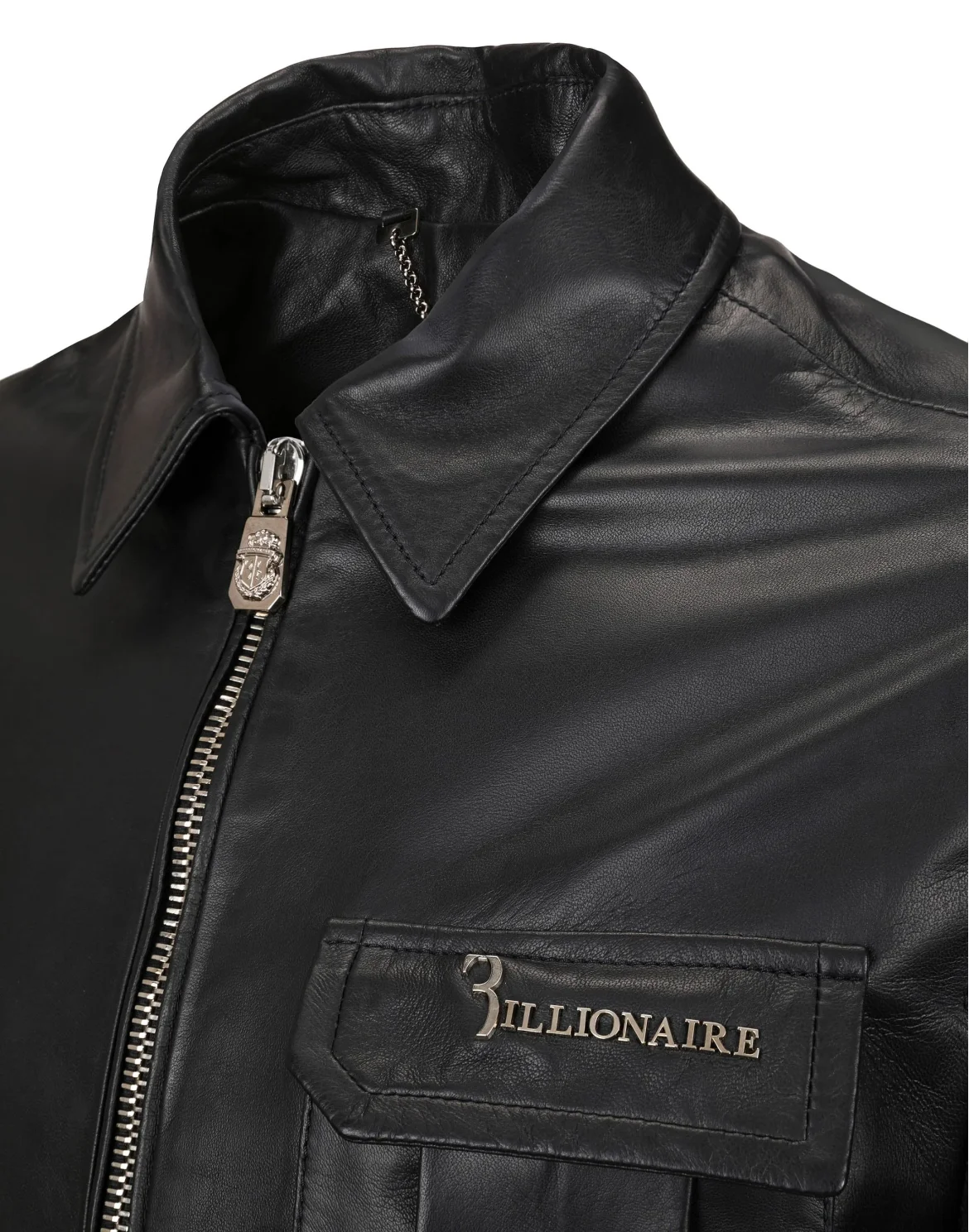 Leather Jacket "Andrew", цвет: Черный