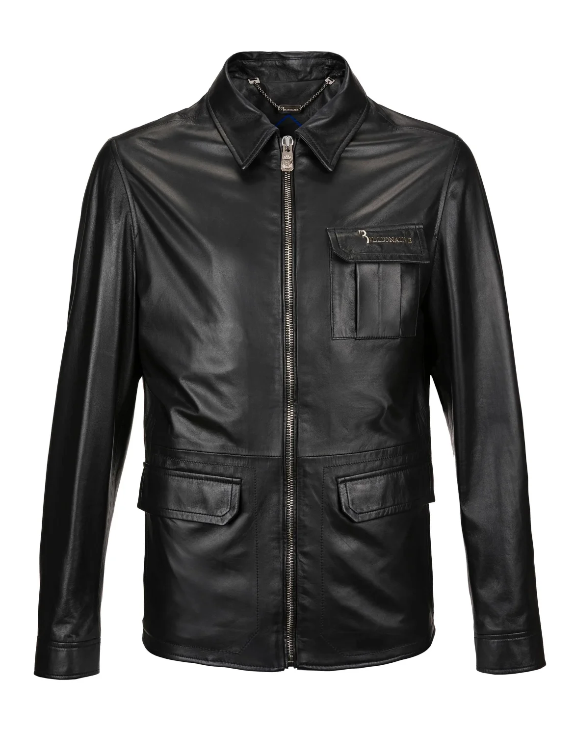 Leather Jacket "Andrew", цвет: Черный