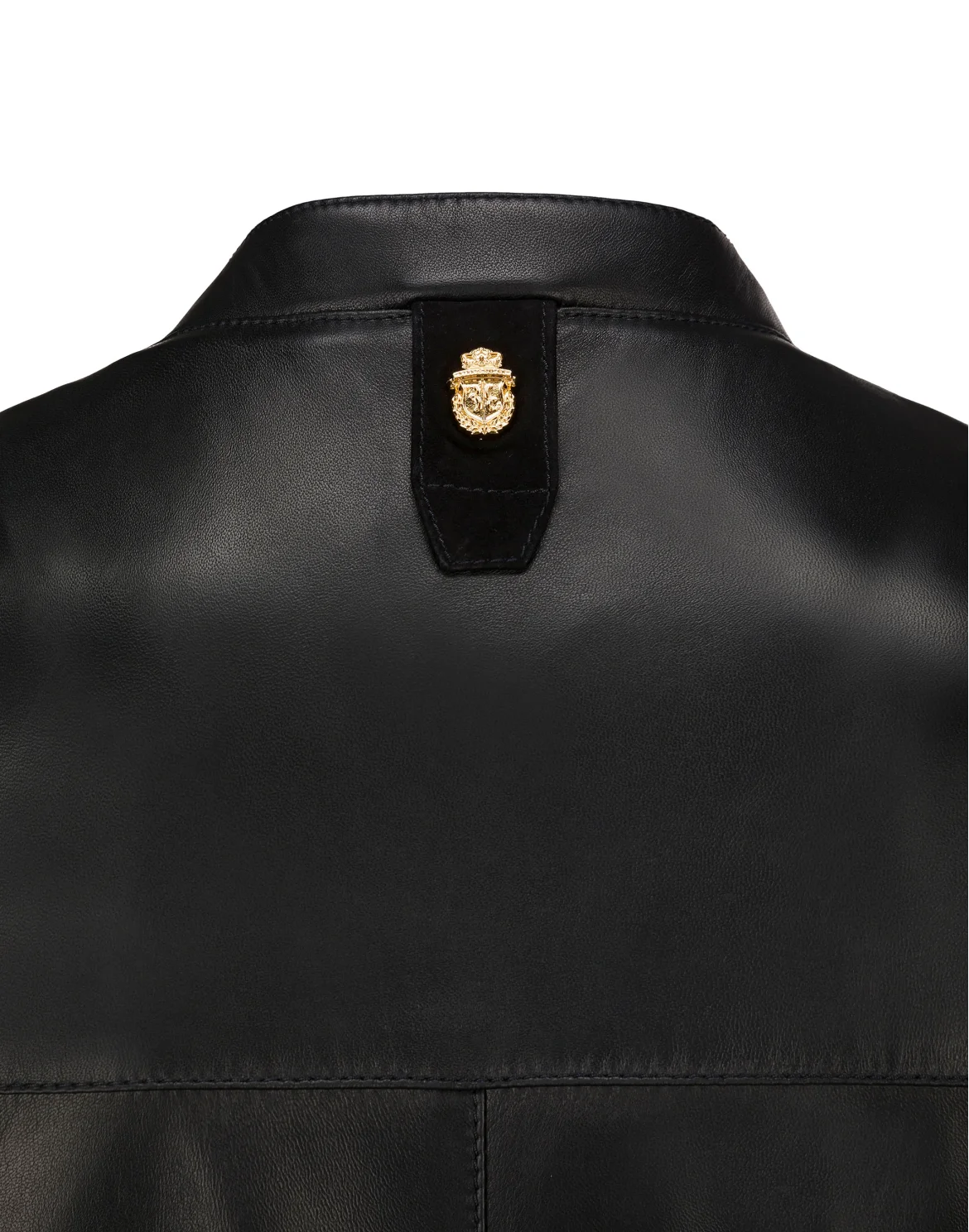 Leather Bomber "Austen", цвет: Черный