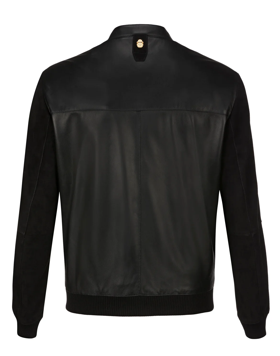 Leather Bomber "Austen", цвет: Черный