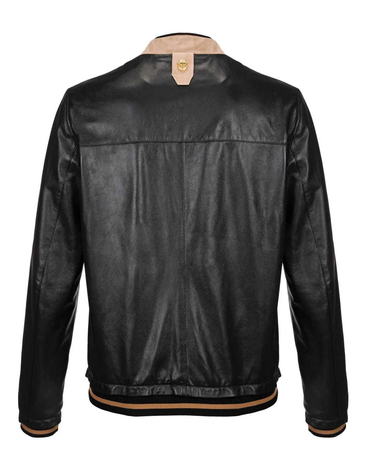 Leather Bomber "Benjamin", цвет: Черный