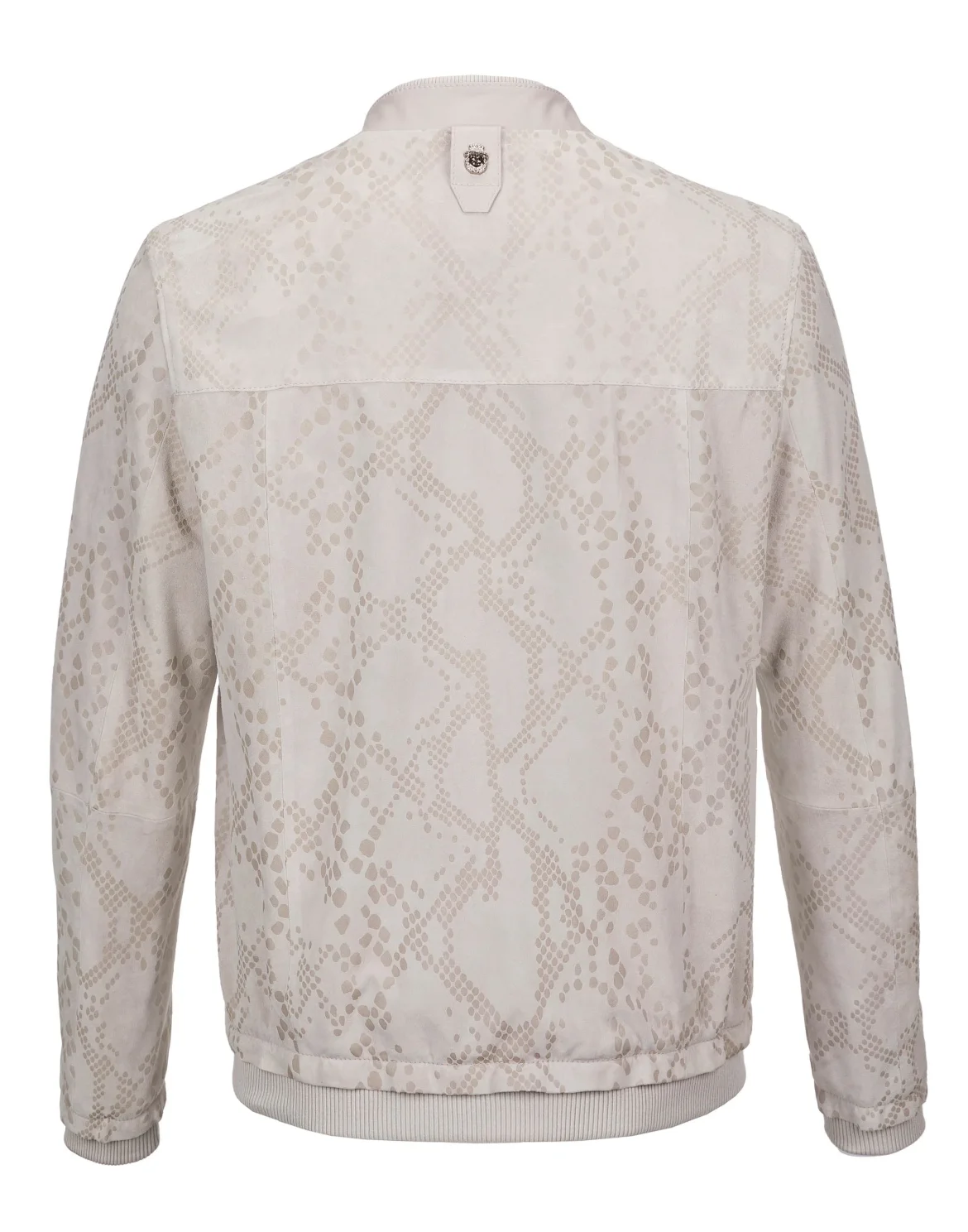 Leather Bomber "Bentley", цвет: Серый