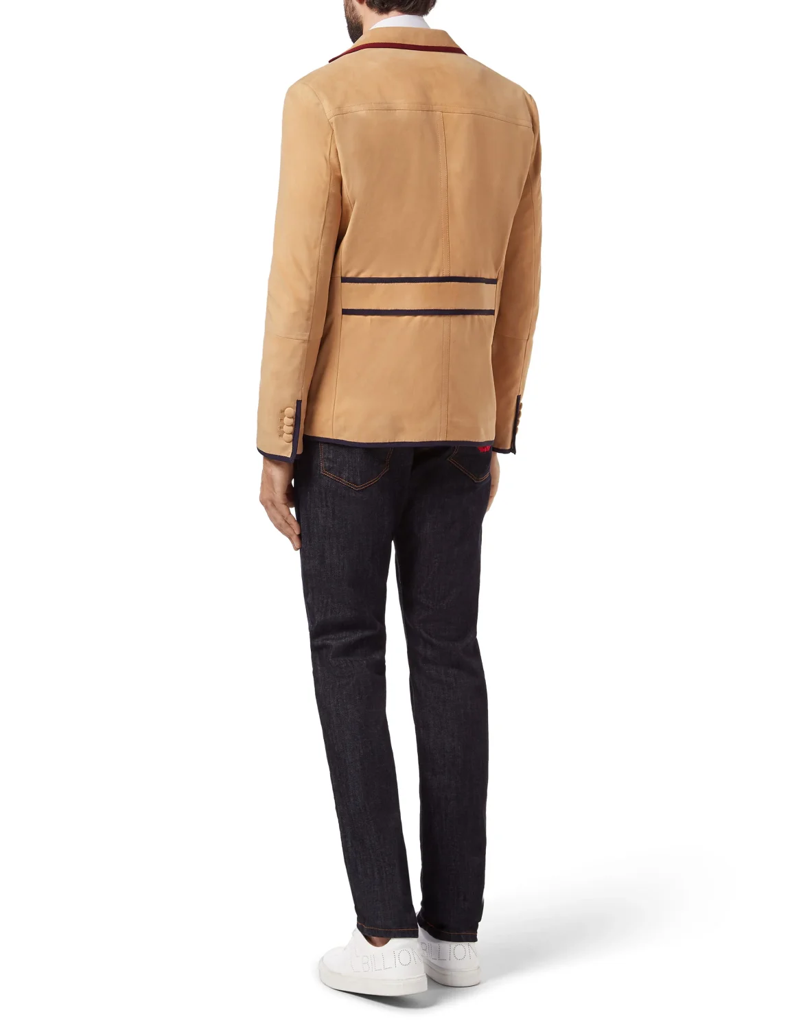 Leather Blazer "Baldwin", цвет: Бежевый