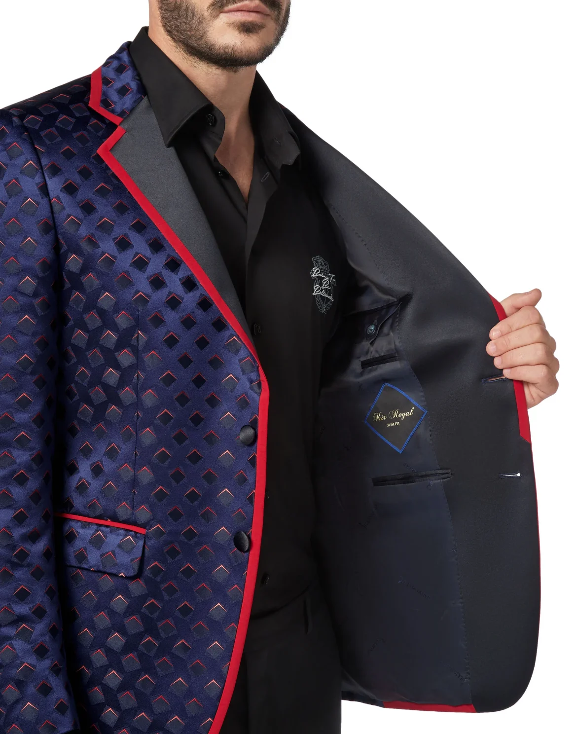 Blazer Slim "Ryan", цвет: Синий