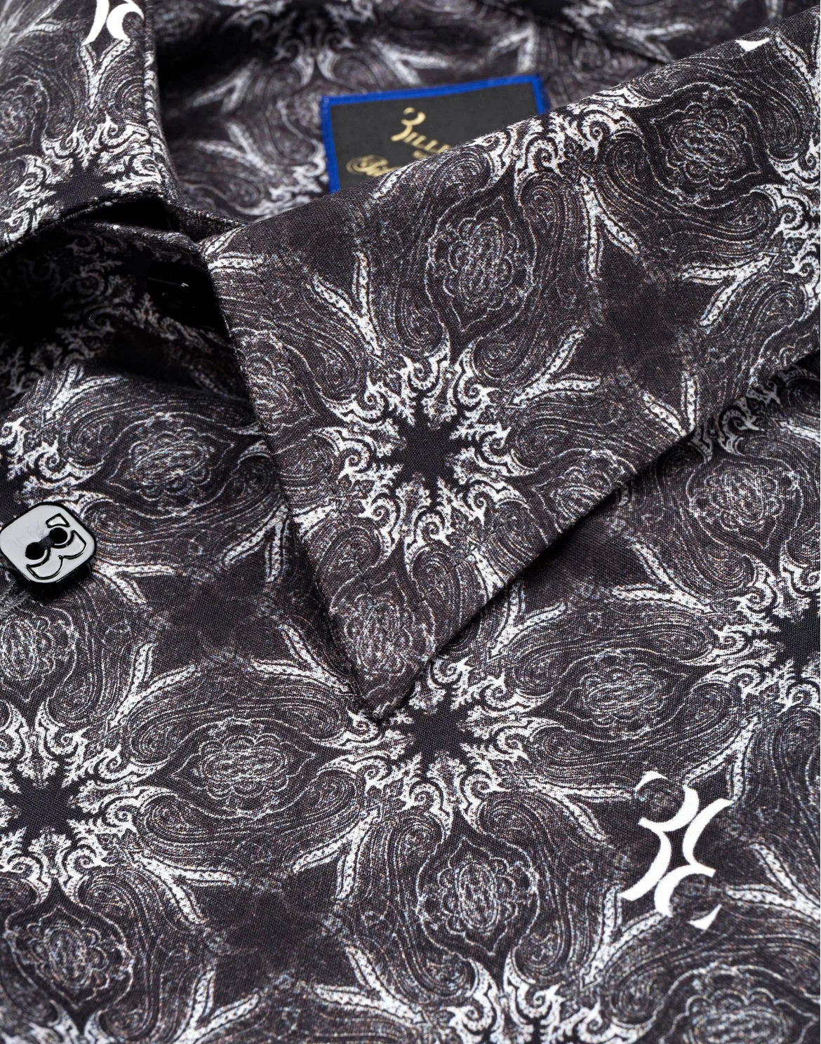 Shirt Silver Cut LS "Abraham", цвет: Черный