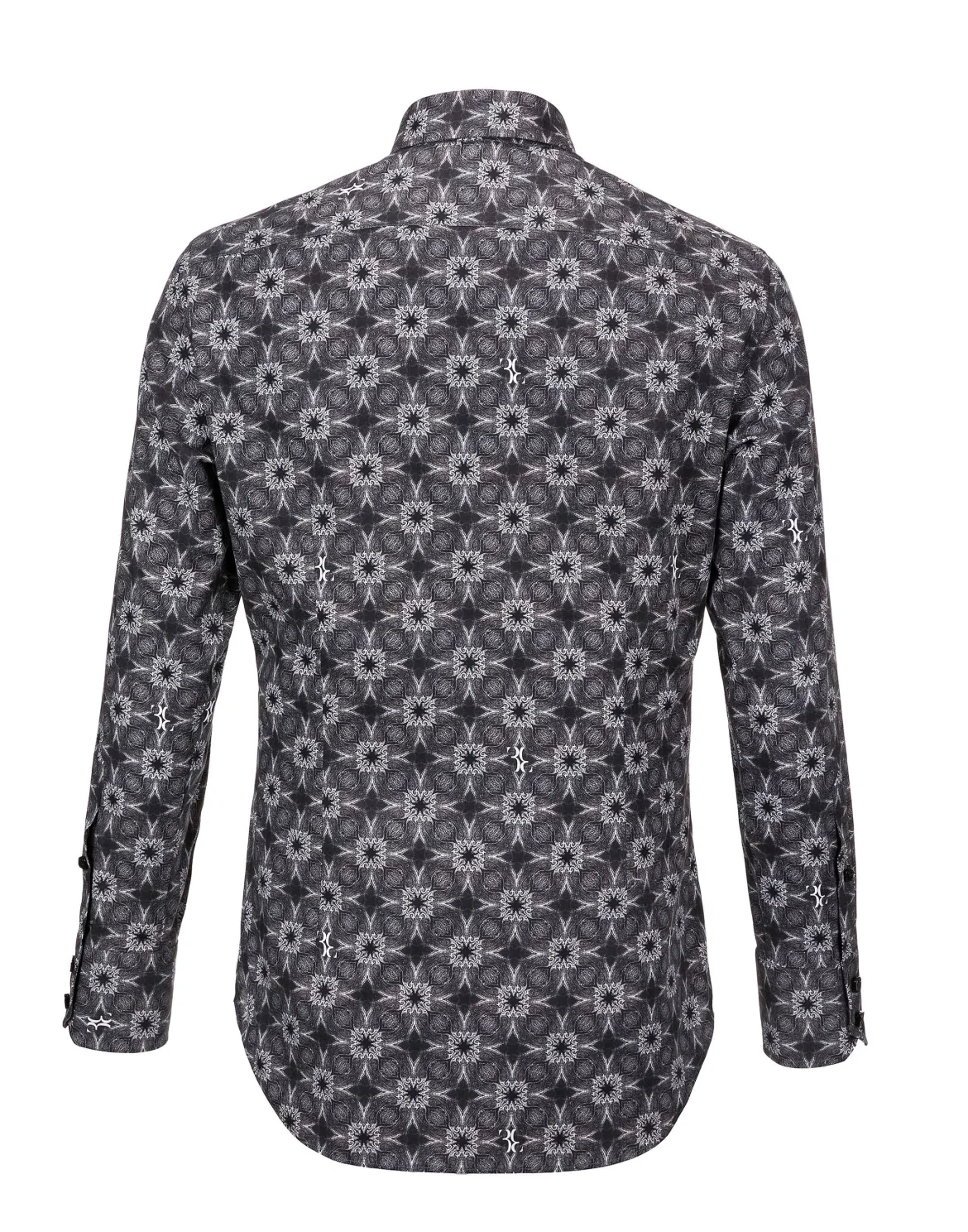 Shirt Silver Cut LS "Abraham", цвет: Черный
