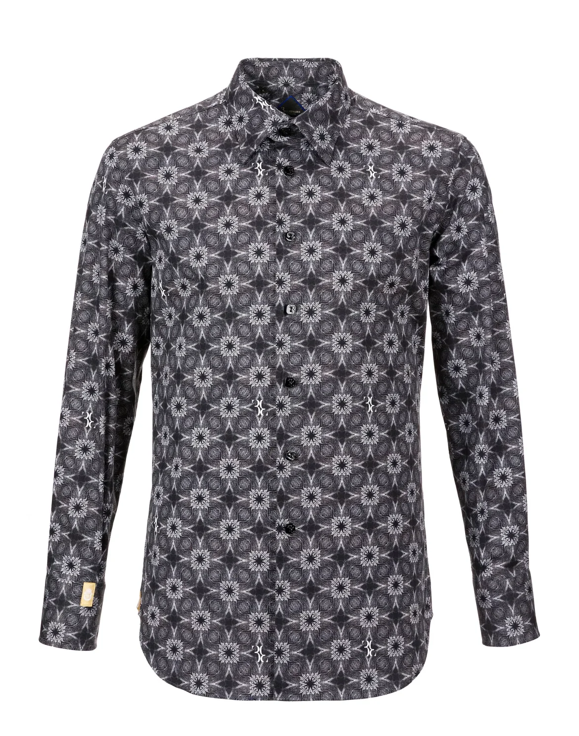 Shirt Silver Cut LS "Abraham", цвет: Черный