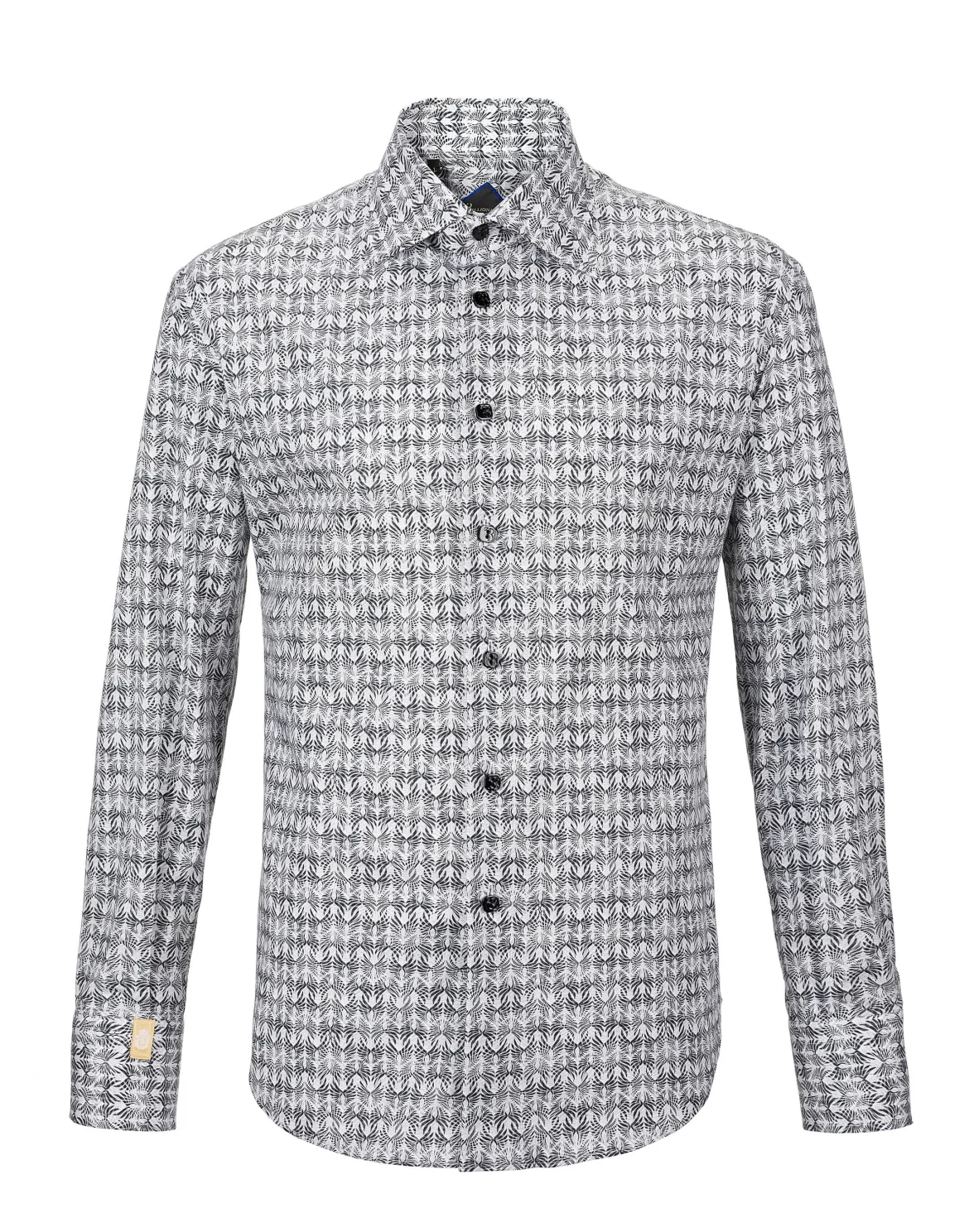 Shirt Gold Cut LS "Adrian", цвет: Черный